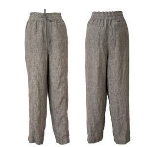 Athleta Retreat Linen Pant Heather Light Brown | XL